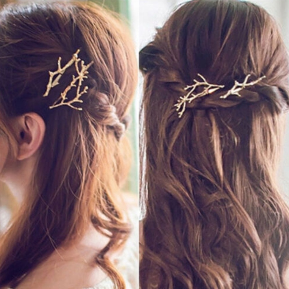 (Set of 2) Branches Hair Clip Pins